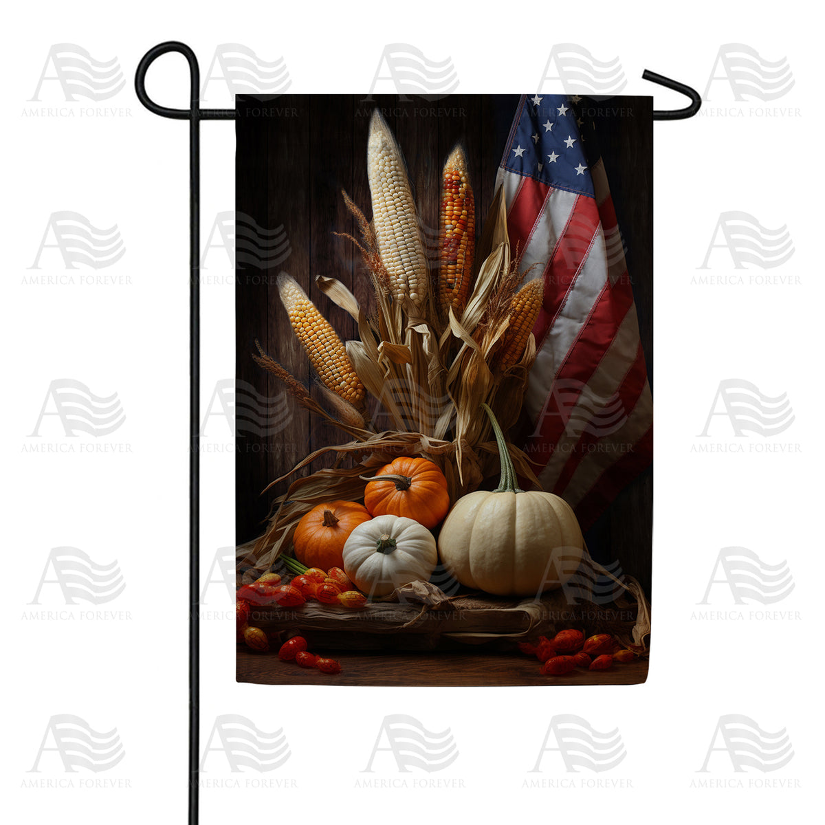 America Forever Proudly Grown In America Garden Flag
