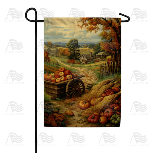 America Forever Peaceful Autumn Valley Garden Flag