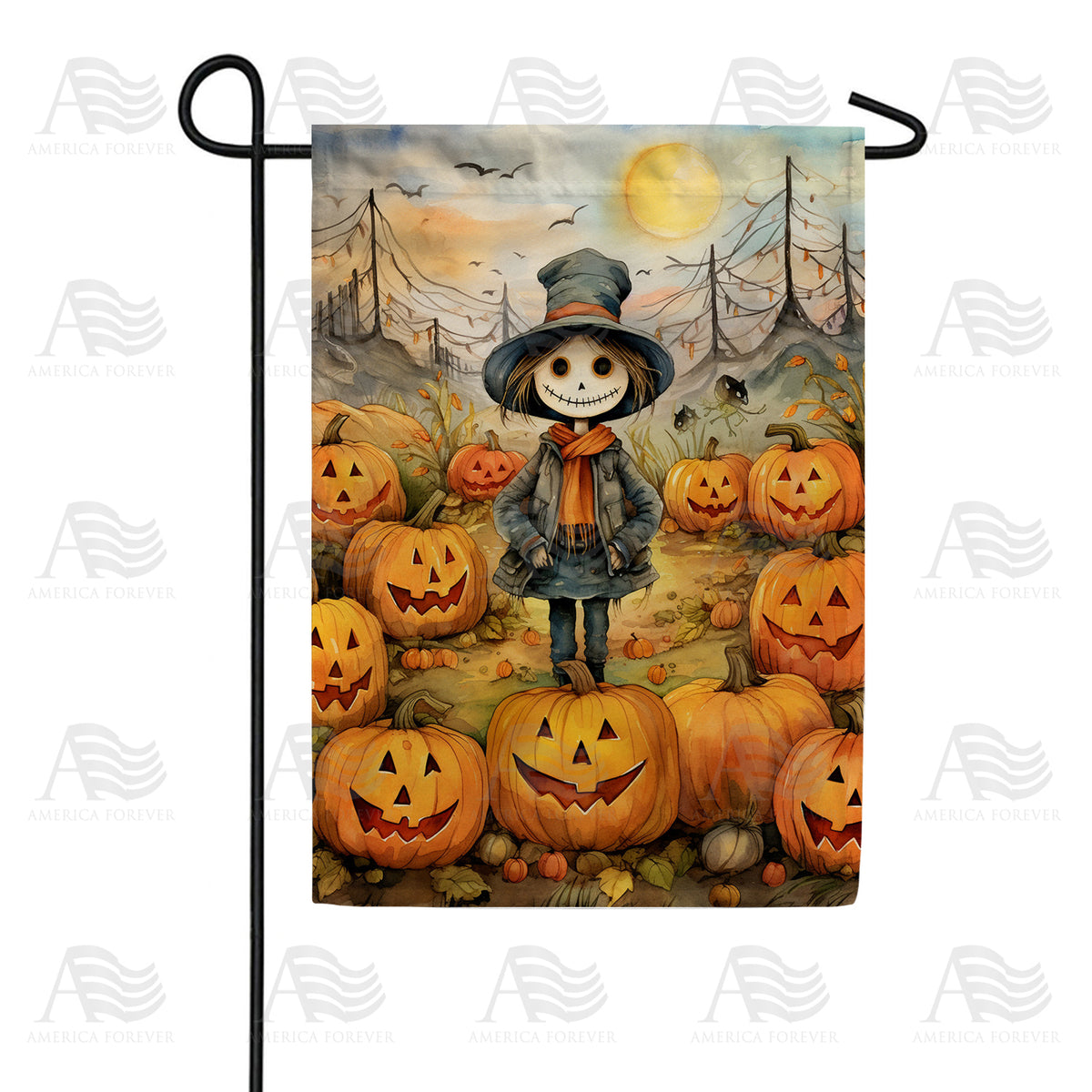America Forever Penelope's Pumpkin Patch Garden Flag