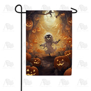 America Forever Wicked Pumpkin Tunnel Garden Flag