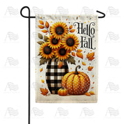 America Forever Sunflower Fall Bouquet Garden Flag