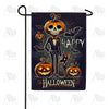 America Forever Happy Halloween Skeleton Garden Flag