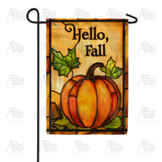 America Forever Hello Fall Pumpkin Garden Flag