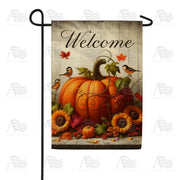 America Forever Autumn Harvest Welcome Garden Flag