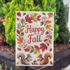 America Forever Happy Fall Squirrels Garden Flag