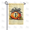 America Forever Fall Pumpkin Monogram Garden Flag