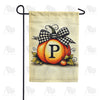 America Forever Fall Pumpkin Monogram Garden Flag