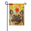 America Forever Fall French Bulldog with Ladybug Garden Flag