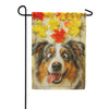 America Forever Fall Australian Shepherd And Ladybug Garden Flag