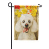 America Forever Fall Poodle with Ladybug Garden Flag