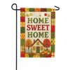 America Forever Home Sweet Home Autumn Patchwork Quilt Garden Flag