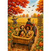 America Forever Fall Hayride Garden Flag