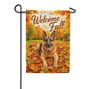 America Forever Welcome Fall German Shepherd Garden Flag