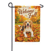 America Forever Welcome Fall Beagle Garden Flag