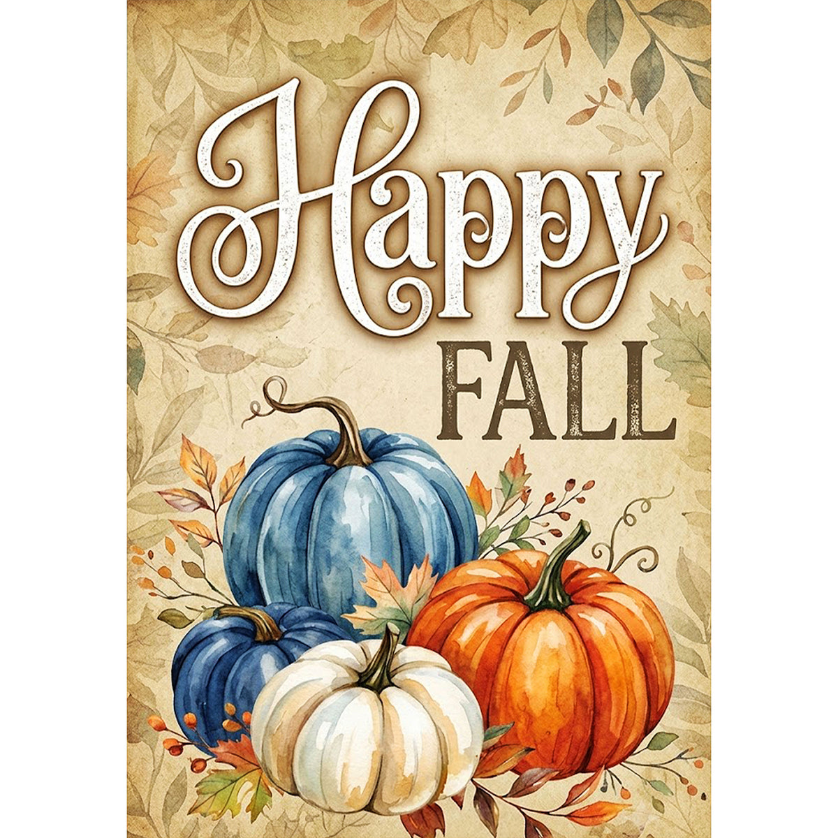 America Forever Happy Fall Pumpkins Autumn Harvest Garden Flag