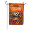 America Forever Happy Halloween Stacked Pumpkins Garden Flag
