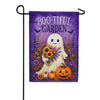 America Forever Boo-Tiful Garden Ghost with Flowers Halloween Garden Flag