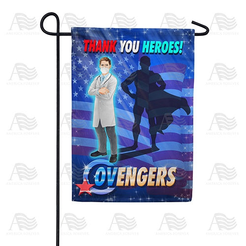 America Forever Covenger- The Newest Super Hero! Garden Flag