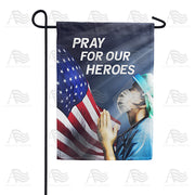 America Forever America, Pray For Our Heroes Garden Flag
