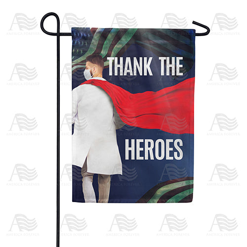 America Forever Thank The Heroes Garden Flag