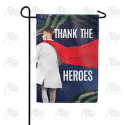 America Forever Thank The Heroes Garden Flag