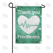 America Forever Thank You Frontliners Garden Flag