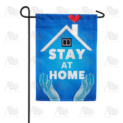 America Forever Stop Virus, Stay Home Garden Flag