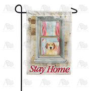 America Forever Please Obey And Stay Home Garden Flag