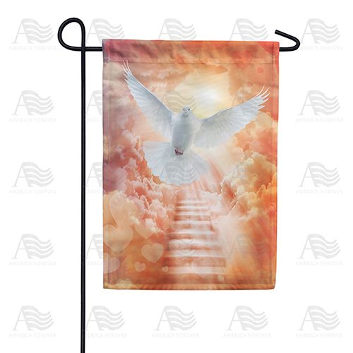 America Forever He Sends His Pure Sweet Love Garden Flag