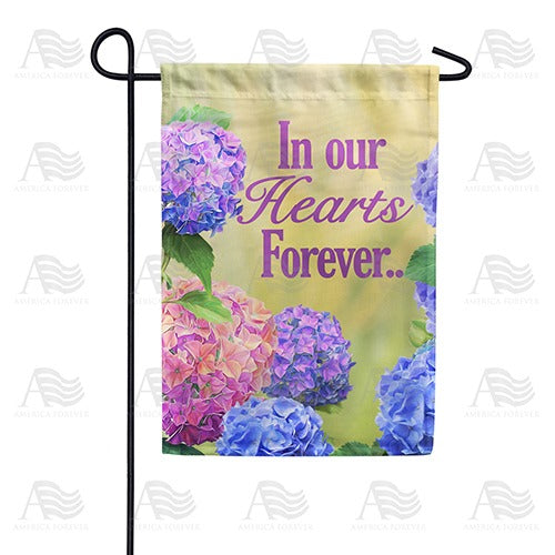 America Forever In Our Hearts Forever Garden Flag