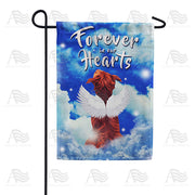 America Forever Angelic Dog Garden Flag