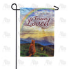 America Forever Cat Crossed Over Rainbow Bridge Garden Flag