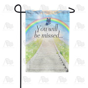 America Forever Stairway To Heaven Garden Flag