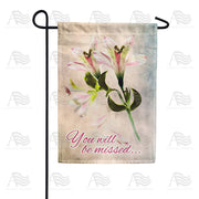 America Forever You Will Be Missed Garden Flag