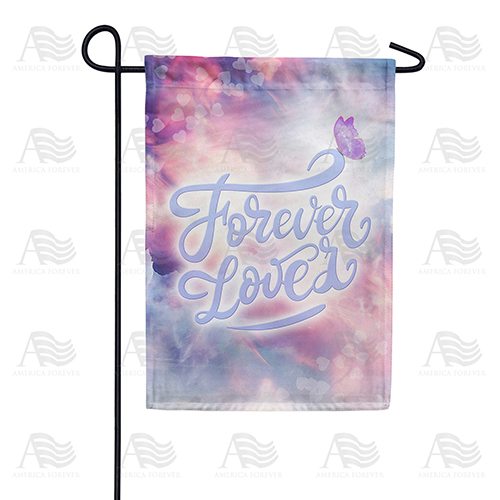 America Forever Eternal Love Garden Flag