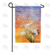 America Forever In Loving Memory (Lilies) Garden Flag
