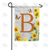 America Forever Country Sunflowers Monogram Garden Flag
