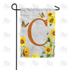 America Forever Country Sunflowers Monogram Garden Flag