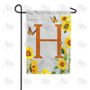 America Forever Country Sunflowers Monogram Garden Flag