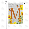 America Forever Country Sunflowers Monogram Garden Flag