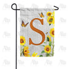 America Forever Country Sunflowers Monogram Garden Flag