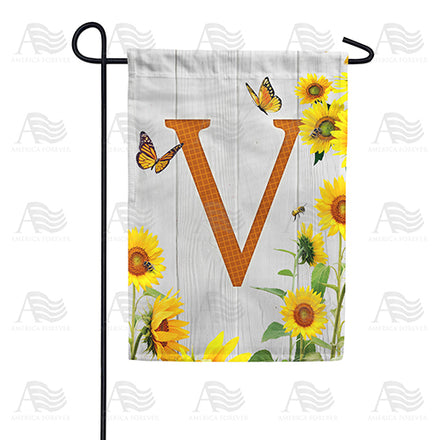 country-sunflowers-monogram-garden-flag