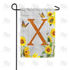 America Forever Country Sunflowers Monogram Garden Flag