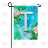 America Forever Hummingbird At Lily Monogram Garden Flag