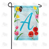 America Forever Spring Beauties Monogram Garden Flag