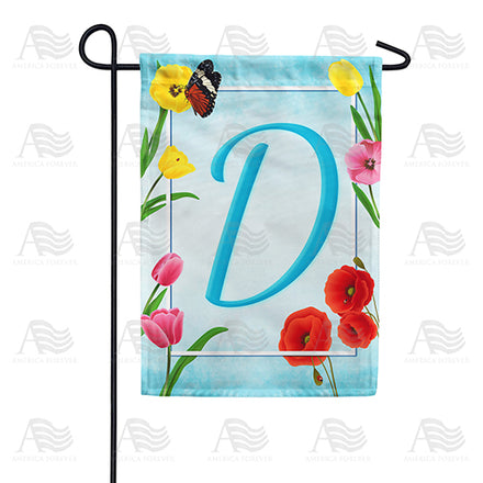 America Forever Spring Beauties Monogram Garden Flag