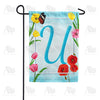 America Forever Spring Beauties Monogram Garden Flag