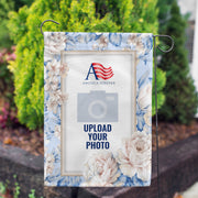 America Forever Personalized Old Fashion Flowers Garden Flag
