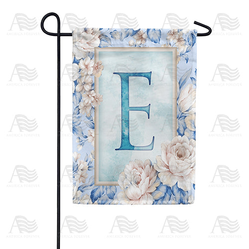 America Forever Old Fashion Flowers Monogram Garden Flag