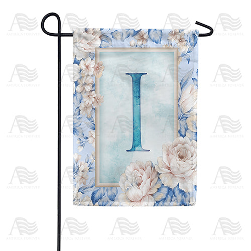 America Forever Old Fashion Flowers Monogram Garden Flag